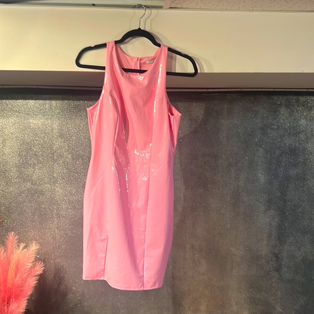 FASHIONNOVA Barbie dress pink LATEX